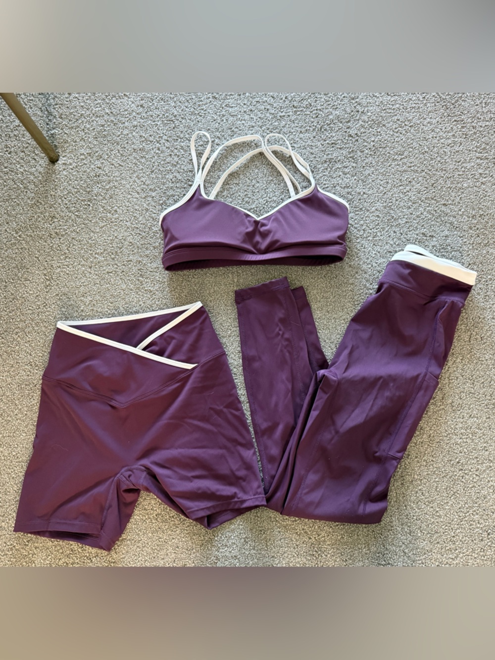 Berlook 3 Piece Matching Set in Purple